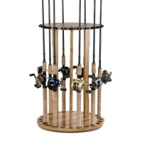 Organized Fishing Spinning 24 Capacity Floor Rack BPSP-024