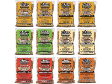 Smokehouse Assorted Wood Flavored Chips 12 Pack Assortment 9791-000-0000